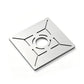 Règle de carrelage pour siphon de sol en acier galvanisé
