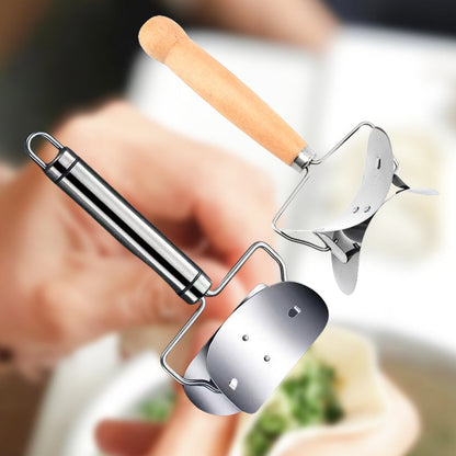 🔥PROMO LIMITÉE ‑50%🔥 Découpe‑pâte à raviolis inox 🥟 Outil pratique, coupe nette, simplifie la fabrication des raviolis faits maison ✨