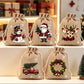 🎅🎁 -60% ! 🎄Sacs Cadeaux de Noël à Cordon – Imprimés Festifs & Tissu Durable pour Emballage Chic et Réutilisable.