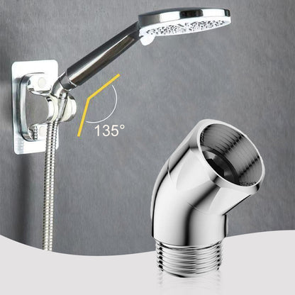 Adaptateur coudé pour pommeau de douche à 135 degrés