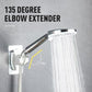 Adaptateur coudé pour pommeau de douche à 135 degrés