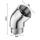Adaptateur coudé pour pommeau de douche à 135 degrés