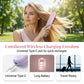 Brosse lissante sans fil portable