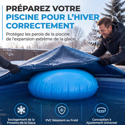 ❄️ PROMO LIMITÉE 57% DE RÉDUCTION ! ✨ Coussin d'Air d'Hivernage pour Piscine – Anti-Gel, Avec Cordes 🛟