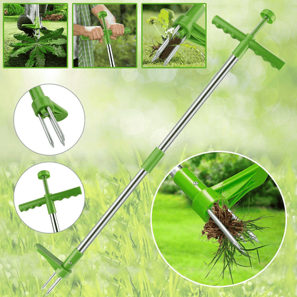 ⏰💥Offre à durée limitée : 50 % de réduction！✨Arrachateur de mauvaises herbes amovible à position verticale