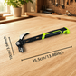 🔨🏗️ Marteau à clous polyvalent et durable - qualité professionnelle et traité thermiquement - poignée antidérapante, parfait pour la construction de charpentes, la démolition ou les travaux de rénovation - durable et équilibré 🛠️