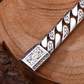 Bracelet homme style punk avec porte-bonheur