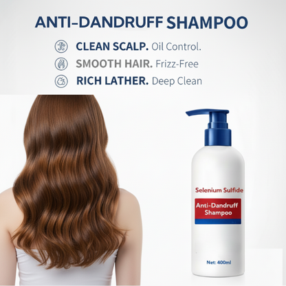 Shampoing anti-pelliculaire et régulateur de sébum au sulfure de sélénium