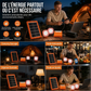 Système d'énergie solaire portable avec 2 lampes LED