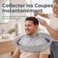 ✂️✨ Cape de coiffure avec filet à cheveux – Pour éviter que les cheveux coupés ne tombent sur les vêtements et le sol