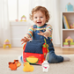 Ensemble interactif de jouets en peluche représentant une ferme pour enfants