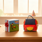 Ensemble interactif de jouets en peluche représentant une ferme pour enfants