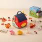 Ensemble interactif de jouets en peluche représentant une ferme pour enfants
