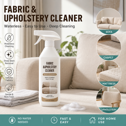 Spray nettoyant sans eau pour tissus et ameublement