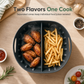 Tapis en silicone réutilisable à compartiments pour friteuse à air chaud