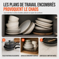 📢📢40% DE RÉDUCTION !! ⏰ Étagère de cuisine extensible en inox – Fini les plans de travail encombrés et les placards en désordre – Rails ajustables, gain de place vertical, anti-rouille – Idéal pour tiroirs standard 🔧