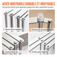 📢📢40% DE RÉDUCTION !! ⏰ Étagère de cuisine extensible en inox – Fini les plans de travail encombrés et les placards en désordre – Rails ajustables, gain de place vertical, anti-rouille – Idéal pour tiroirs standard 🔧