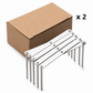 📢📢40% DE RÉDUCTION !! ⏰ Étagère de cuisine extensible en inox – Fini les plans de travail encombrés et les placards en désordre – Rails ajustables, gain de place vertical, anti-rouille – Idéal pour tiroirs standard 🔧