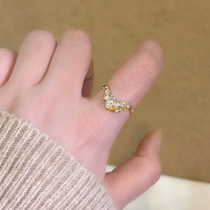Bague minimaliste en pierre taille émeraude