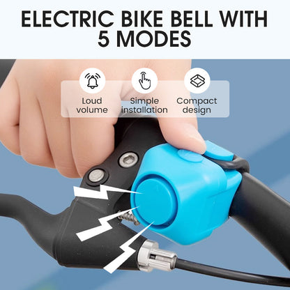 📢 📢 Desconto de 50 % no último dia📢Buzina elétrica para bicicleta com 5 modos