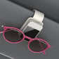 Clip pour lunettes de soleil sur pare-soleil de voiture