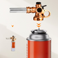 Tête de chalumeau au butane professionnelle avec allumage automatique