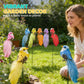 12 oiseaux artificiels à plumes avec pinces