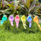 12 oiseaux artificiels à plumes avec pinces