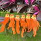 12 oiseaux artificiels à plumes avec pinces