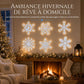 ❄️🎄50% DE RÉDUCTION ! Stickers muraux veilleuse flocon de neige lumineux, déco murale magique, brillent dans l’obscurité ✨🏠
