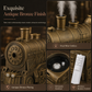 🚂 Diffuseur de train vintage – Anneaux de brume et lumière flamme chaleureuse
