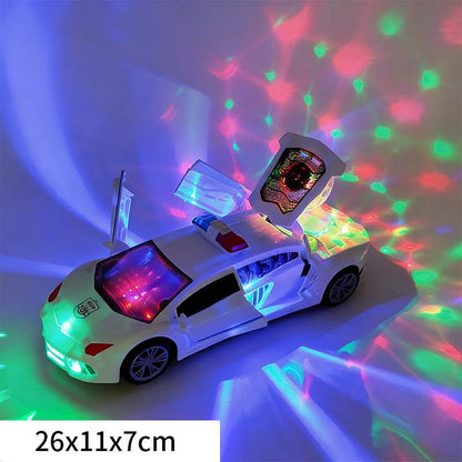 Voiture de police électrique jouet avec lumières et sons