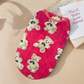 50% de Réduction – Gilet pour Animal Doublure Peluche, Motif Ourson S à 8XL