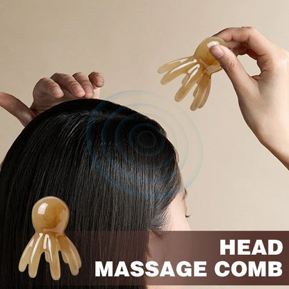 Peigne de massage portable à huit dents