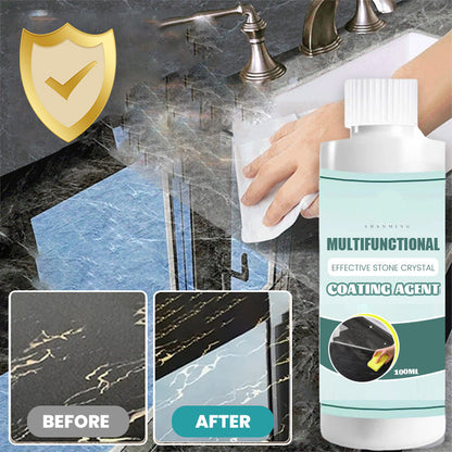 Agent de revêtement multifonctionnel et efficace à base de cristaux de pierre