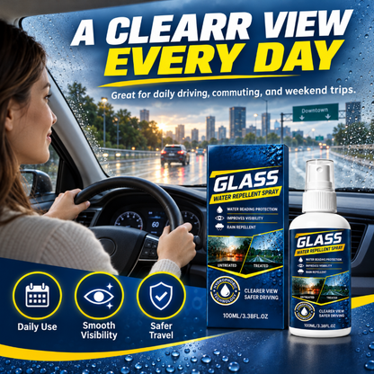 Spray hydrofuge pour vitres de voiture