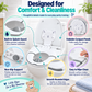 Siège de toilette pliable pour enfants