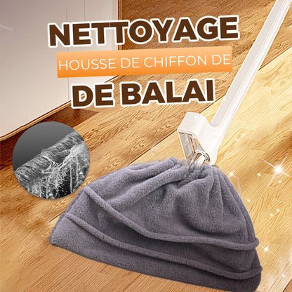 Housse de Chiffon de Nettoyage Réutilisable pour Balai