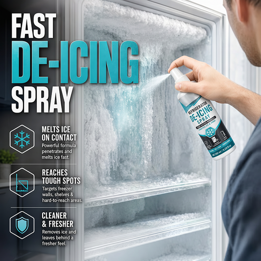 Spray de dégivrage pour réfrigérateur permettant un dégivrage rapide du congélateur