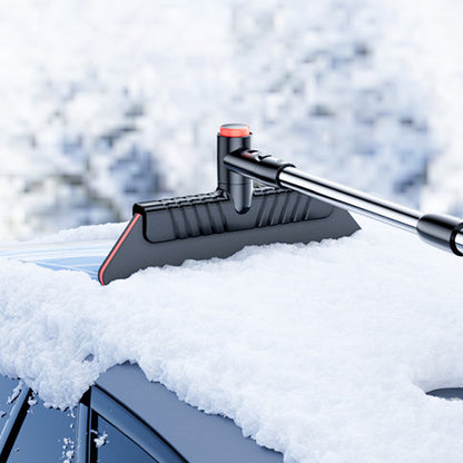 Brosse à neige et grattoir à glace télescopiques 3-en-1 pour voiture