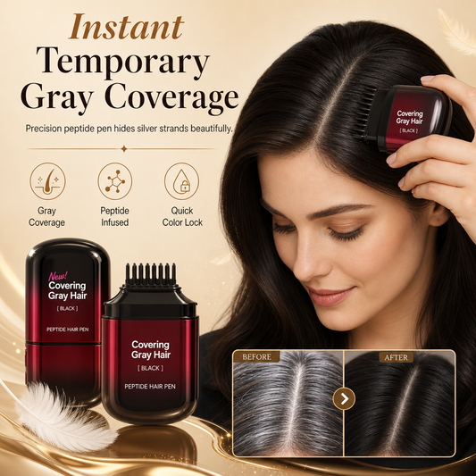 Stick de retouche temporaire pour couvrir les cheveux gris
