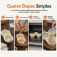 🍳⚡Cuiseur-oeufs à deux compartiments pour micro-ondes | Cuisez deux oeufs pochés rapidement ⏱️