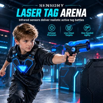 Pistolet laser pour enfants avec effets sonores et lumineux