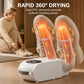 Sèche-chaussures pliable avec minuterie intelligente et lampe UV