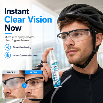 Spray anti-buée pour lunettes et désembuage pour verres