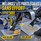 Kit de colle métallique à réparation en deux composants AB pour remorque de bateau, pour réparation des fissures avec pinceau inclus