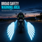 🔥⏰50% DE RÉDUCTION 🏍️ Feux projection ailes d’ange moto, lumière LED magique, effet visuel incroyable la nuit ✨