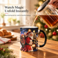 📢📢 -50 % !! ⏰ Tasse de Noël « Père Noël » thermosensible : le décor change au contact d’une boisson chaude – assistez à la magie qui opère ! 🎅✨