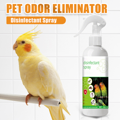 Spray désinfectant éliminateur d'odeurs pour animaux