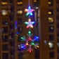 🎄❄️ Guirlande lumineuse LED DIY « Flocons de neige de Noël » à ventouses ✨ | Fonctionnant à piles, lumière chaude et multicolore, guirlande lumineuse à ventouses pour fenêtre, décoration de Noël pour la maison et les fêtes